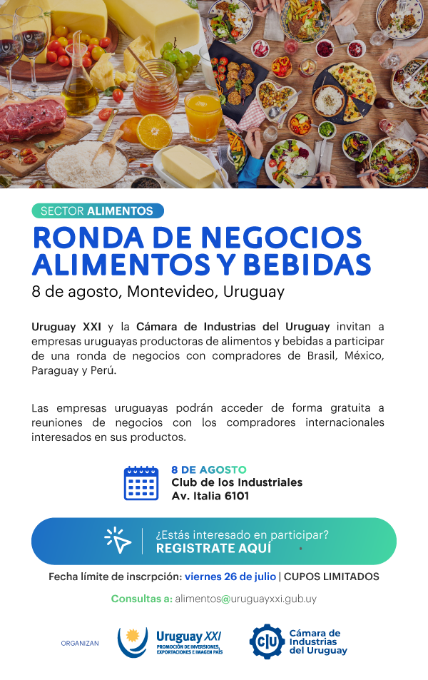 Ronda de Negocios en Alimentos y Bebidas