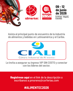 FERIA ALIMENTEC CON BENEFICIOS PARA EMPRESAS ASOCIADAS A CIALI